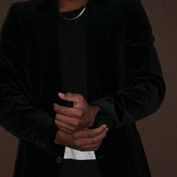 Yyev Saint laurent velvet jacket - Picture 2 of 8